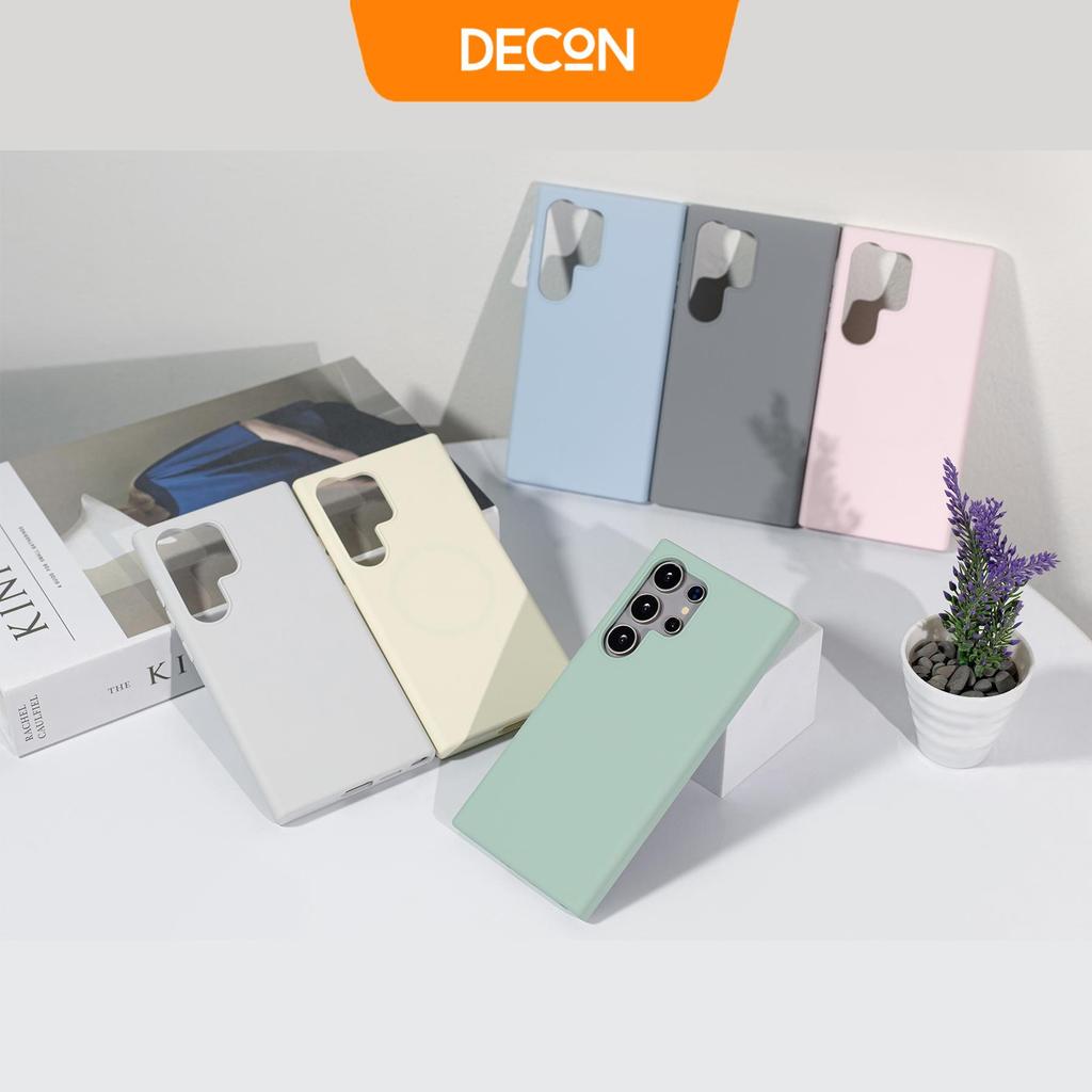 DECON Silicone Mag เคสซิลิโคนพรีเมี่ยมชาร์จแม่เหล็กได้ S26 Ultra / S25 Ultra / S24 Ultra Case