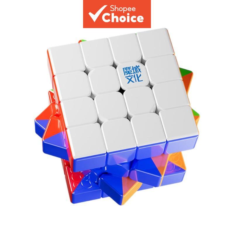 MoYu Aosu V7 4x4 Magnetic Magic Cube ความเร็ว Professional Smooth Puzzle Rubiks Cube ของเล่นเพื่อการศึกษาสําหรับนักเรียนของขวัญสําเร็จการศึกษาการแข่งขันรายการสุดท้าย