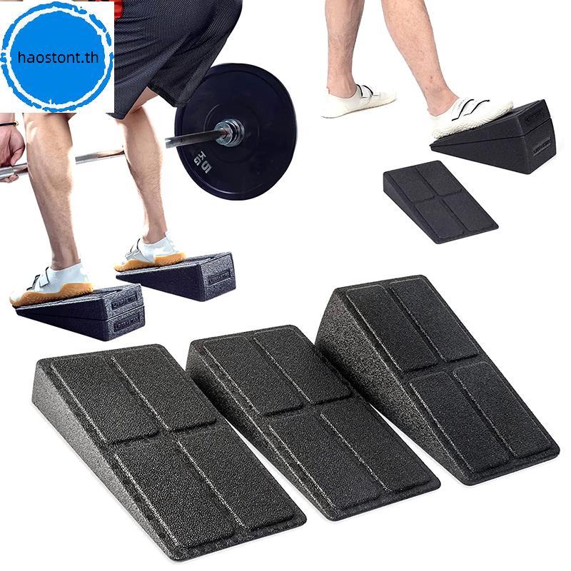 Hastont 3pcs Squat Wedge Blo ปรับลื่น Squat Ramp Deadlift Wedge Calf Stretcher Slant Board Strength 
