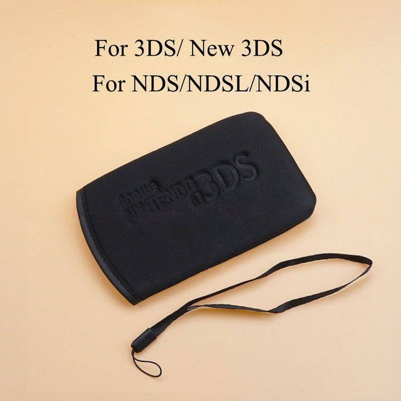 ใหม่ 3DSLL Soft Case NDSi Storage Bag 3DS Soft Case Protective Bag DSI Soft NDSL Soft Case with Hand