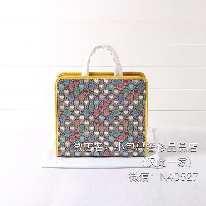 605614 HYTEN 8939 GUCCI GUCCI Children GG Heart-Shaped Tote Bag GUCCI New Style Female Bag Handbag T