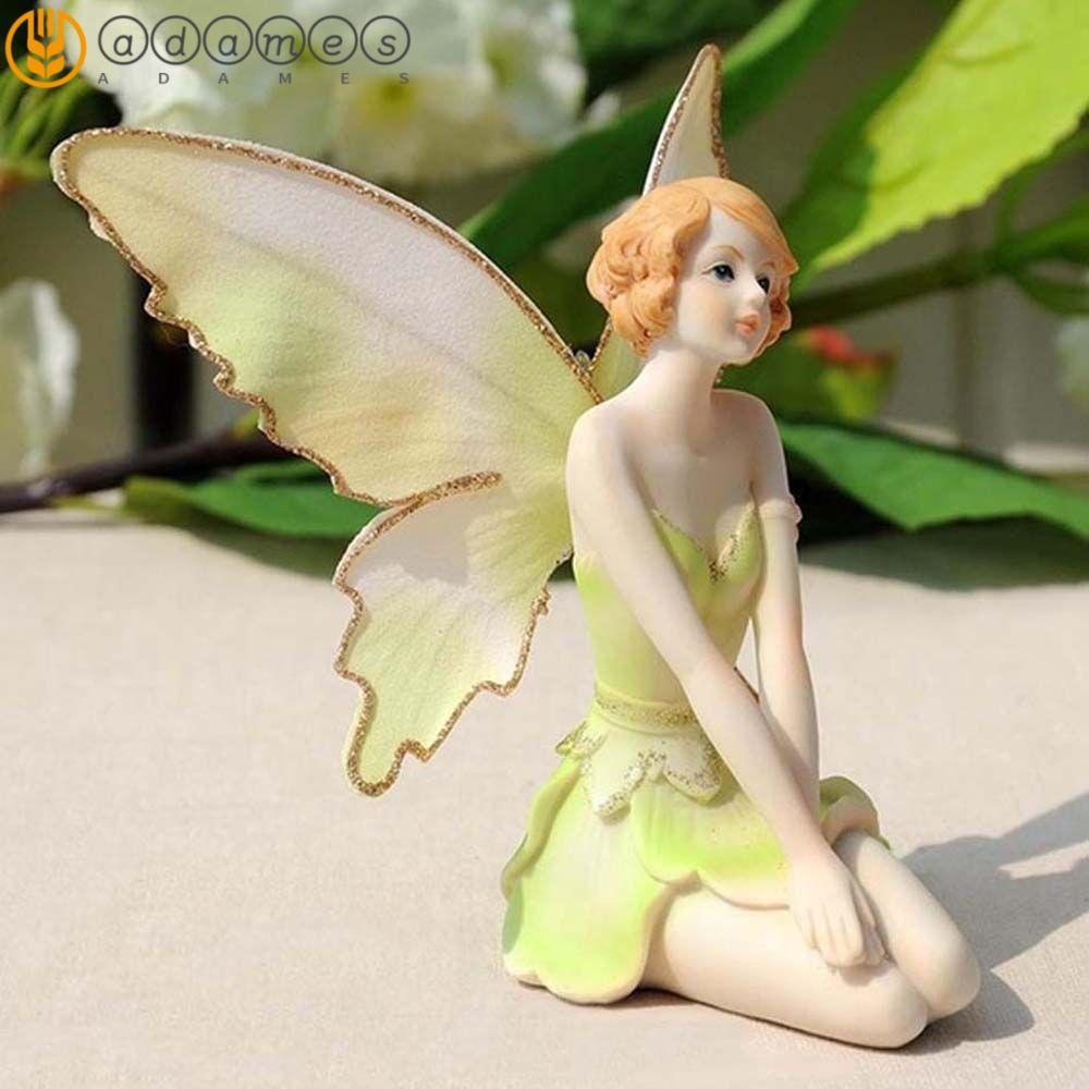 ADAMES ตุ๊กตานางฟ้า Wing Garden DIY ของขวัญของที่ระลึกยุโรป Fly Miniatures