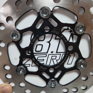 จานดิสเบรค จานเวฟ110i ZERN8.1 ดำหมุดเทา จานจูปิเตอร์ จานหน้า WAVE110i, DREAM SUPERCUB,WAVE125ปลาวาฬ ขนาด 220 มิล