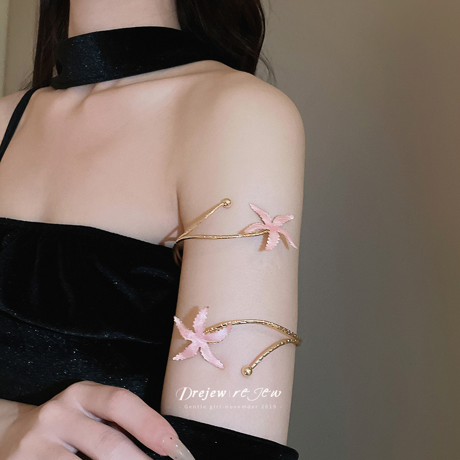 DREJEW กำไลข้อมือ & กำไลแขน ดาวทะเลโลหะหยดน้ำมัน รูปที่ 7
