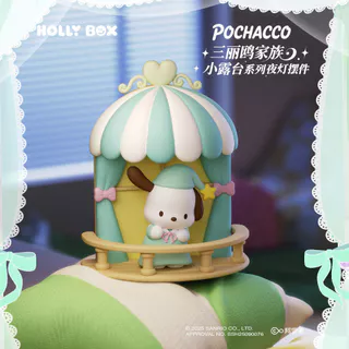 1 ชิ้น Sanrio ตัวอักษรขนาดเล็ก Terrace Series ไฟกลางคืนตู้เย็นสติกเกอร์ตกแต่ง