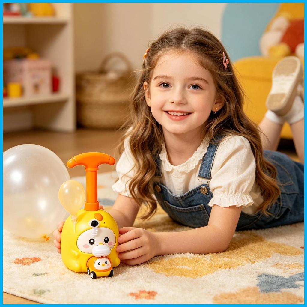 บอลลูน Rocket Toy การทดลองวิทยาศาสตร์แบบโต้ตอบ Challeging Aerodynamics การเรียนรู้บอลลูน Rocket Kit 