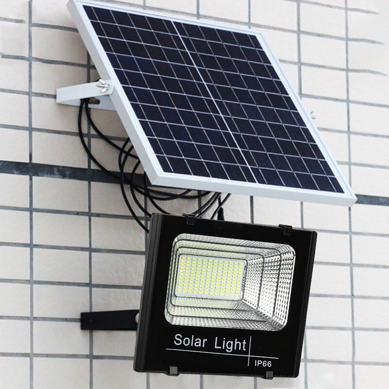 ไฟสปอร์ตไลท์ โซล่าเซลล์ Solar cell พลังงงานแสงอาทิตย์ Solar cell street light LED sportlight