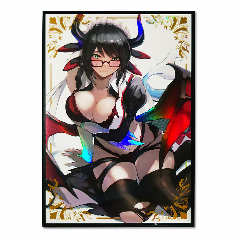 Yu-Gi-Oh Card Sleeve Banlong Maid Card Sleeve Butler Big Sister Sleeve Protective Flash Sleeve HD Ca
