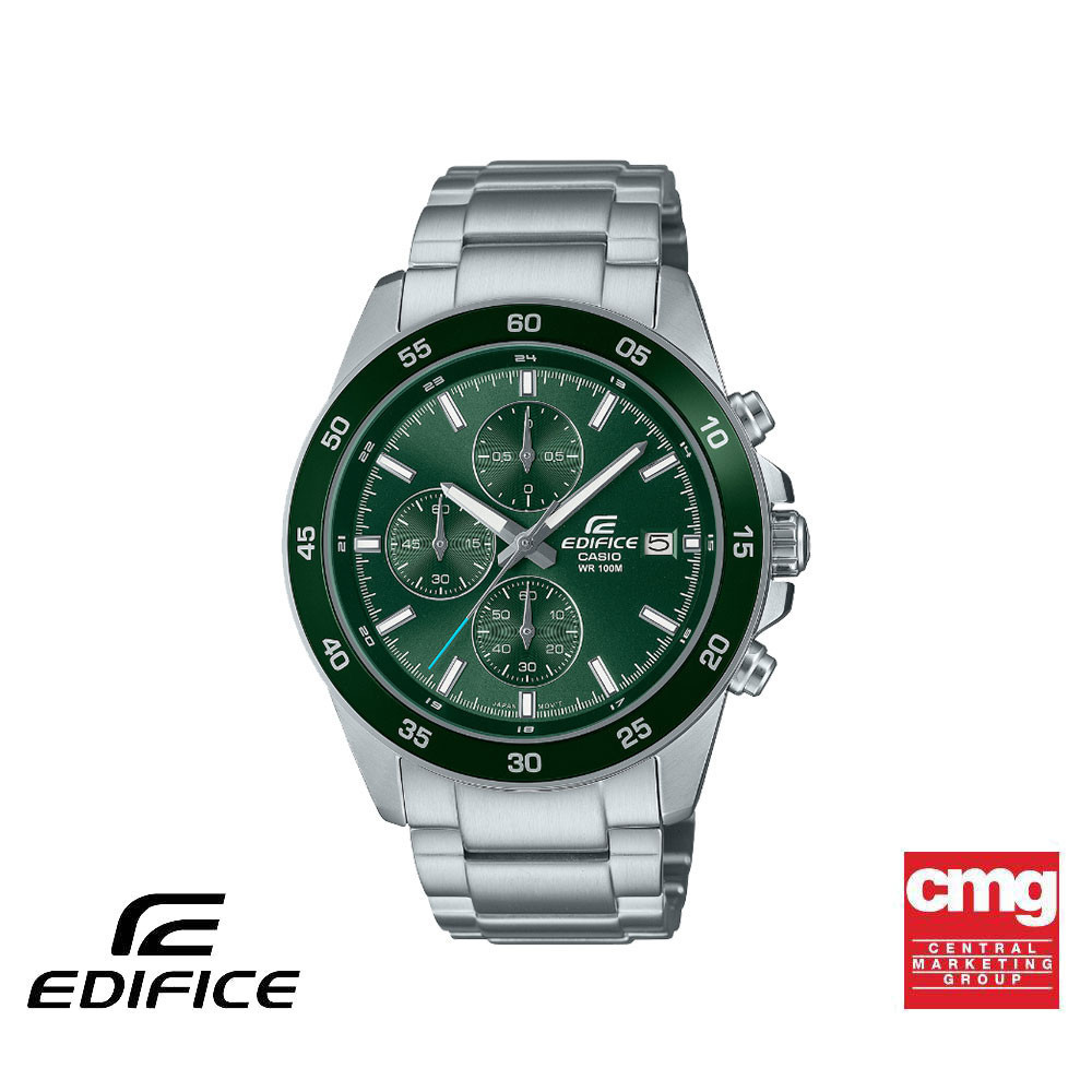 CASIO นาฬิกาข้อมือผู้ชาย EDIFICE รุ่น EFR-526D-3AVUDF วัสดุสเตนเลสสตีล สีเขียว – โปรปัง