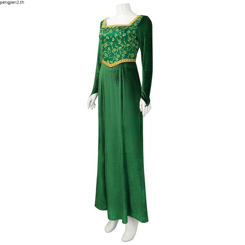 Shrek-fiona Princess ชุดเครื่องแต่งกายคอสเพลย์ สําหรับงานปาร์ตี้ฮาโลวีน