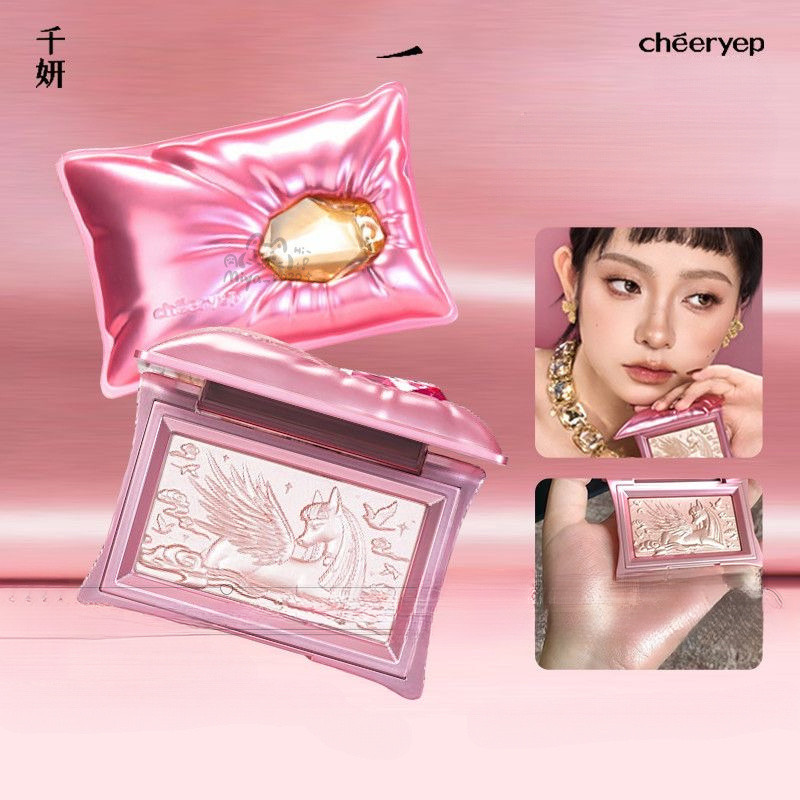 CHEERYEP Daily Highlighter Powder พร้อม Pearlescent Matte Finish สําหรับ Contouring และ Brightening Skin Highlighter Powder