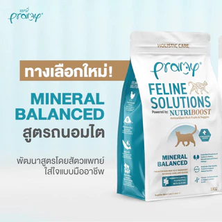 Pramy Feline Solutions พรามี่ แคร์ อาหารเม็ดแมว เพื่อสุขภาพ พัฒนาโดยสัตวแพทย์ ขนาด 2.3 KG