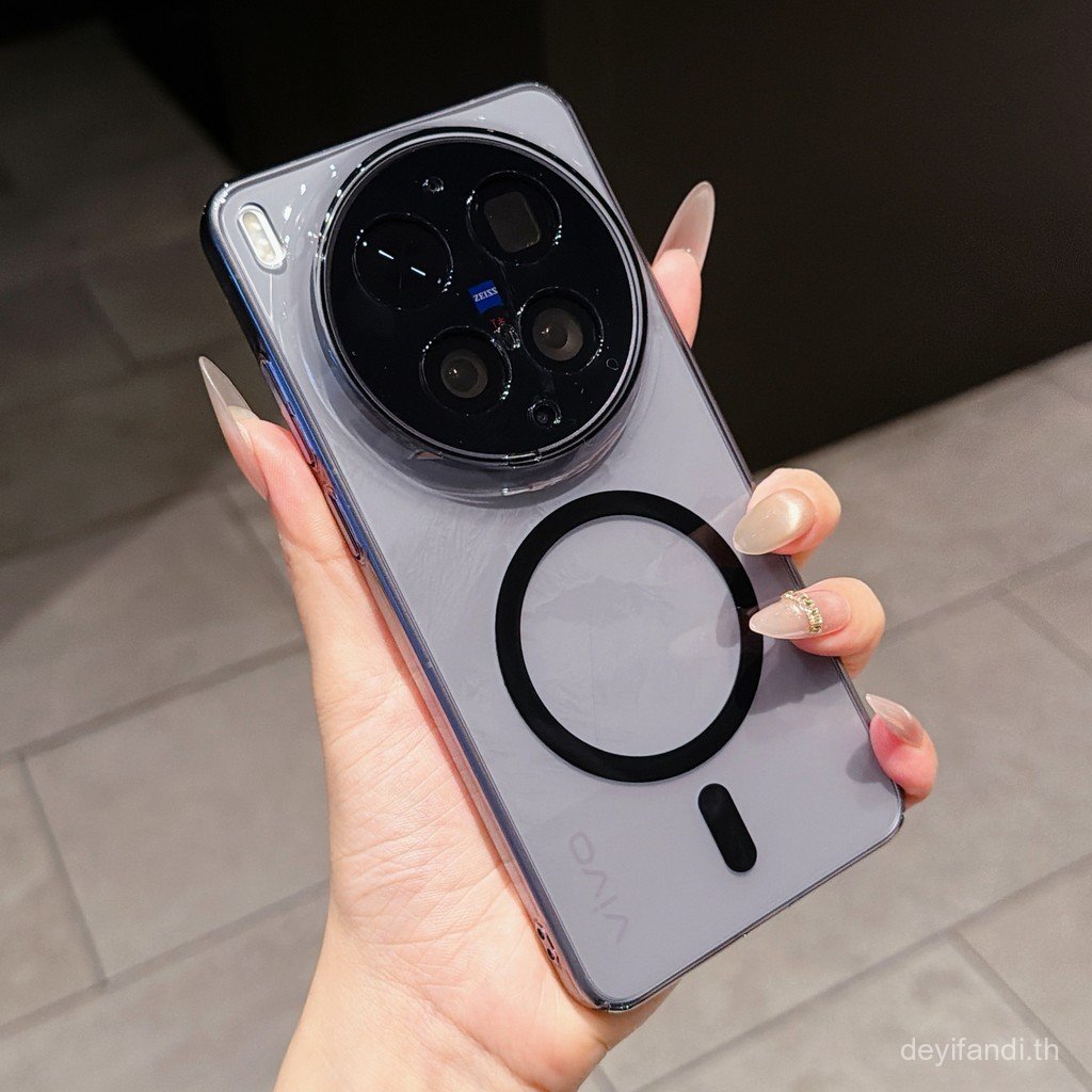 เคสโทรศัพท์สําหรับ VIVO X300PRO X300ULTRA x200Prox200pro x100spro x200s x200ultra กึ่งโปร่งใสแม่เหล็