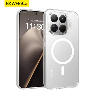 BKWHALE Magnetic Anti Drop Case เหมาะสําหรับ Xiaomi 17T Pro 15T 15T PRO 17 ผิวรู้สึกเคสโทรศัพท์ Matte Anti Shock Cover