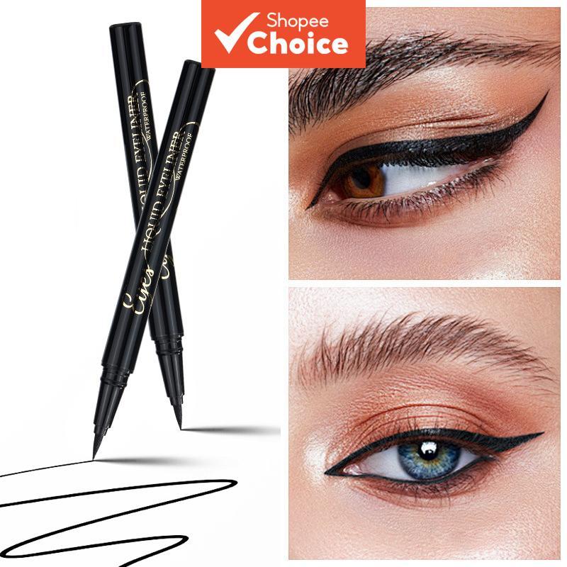 GICYMANTY Smooth Eyeliner Pen, Long-Wearing Smudge Proof Eye Makeup, Daily Xmas Party Essential, 1 ชิ้น