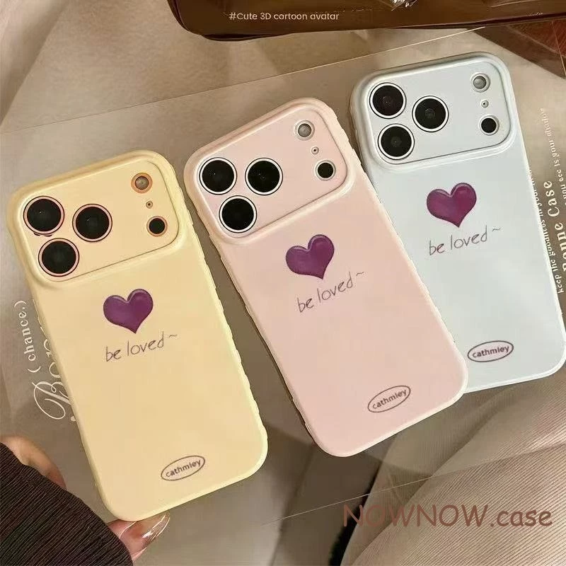 เคสโทรศัพท์ลาย Love สำหรับ iPhone 17/16/15/14 Plus/13/12/11 Pro Max/7/8 Plus
