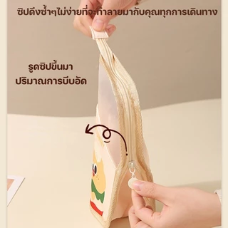 กระเป๋าเครื่องสำอาง กระเป๋าเก็บของ กันน้ำ กระเป๋าเครื่องเขียน แบบพกพา พกพา น่ารัก ความจุขนาดใหญ่