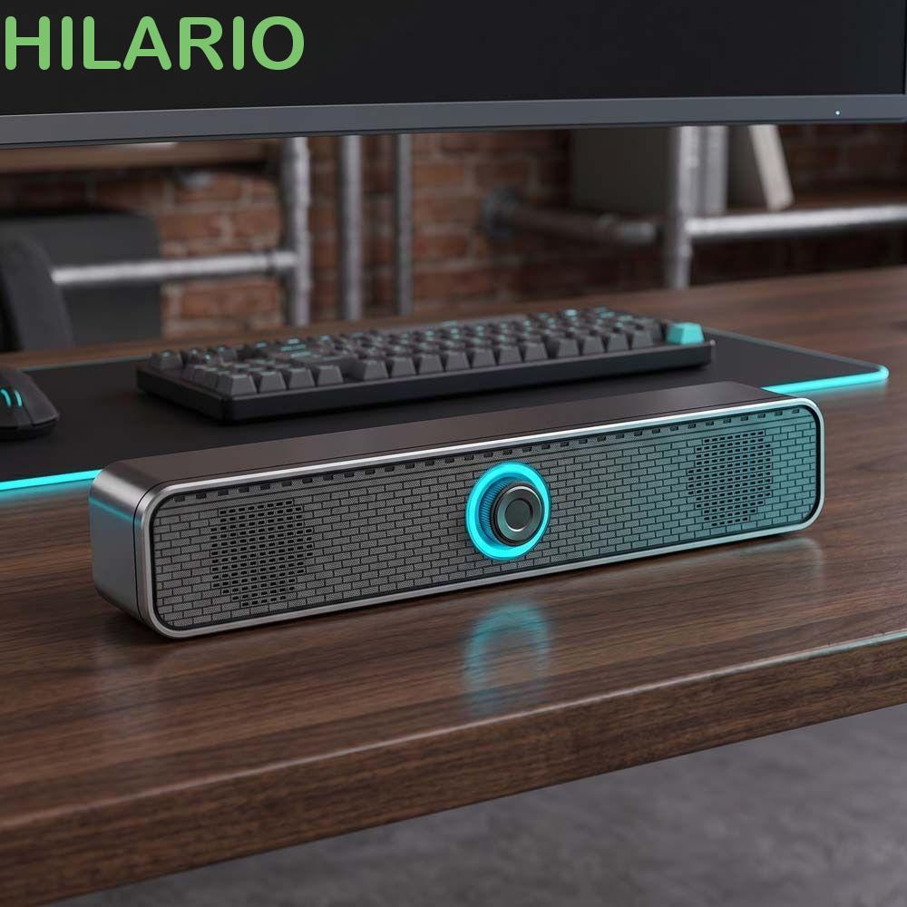 HILARIO PC Soundbar, ลําโพง Soundbar โฮมเธียเตอร์เสียงเซอร์ราวด์, ระบบเสียง USB Powered Wired Soundb