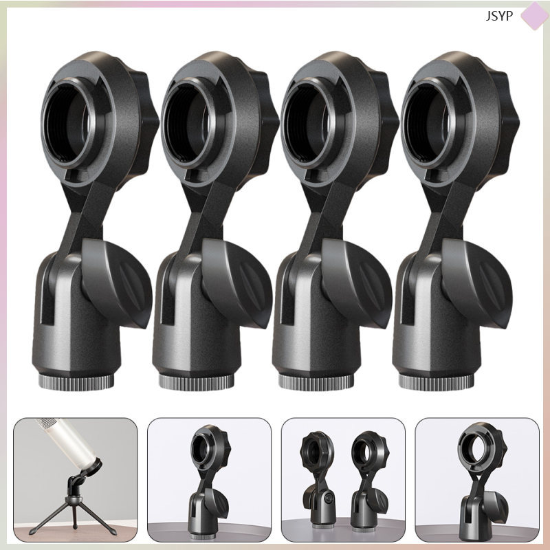 Mic Holder for Stand Microphone Clip Handheld Microphones Clamp Gaming junshaoyipin