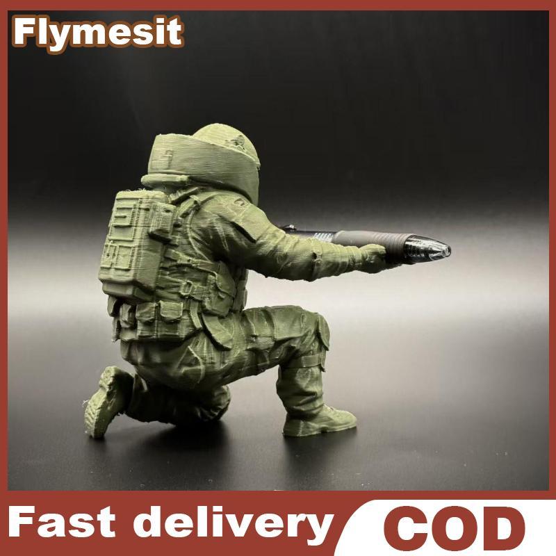 Flymesit Disposal Unit ผู้ถือปากกา Creative 3D พิมพ์เครื่องเขียน Organizer Theme สําหรับโต๊ะตกแต่งสํานักงาน EN