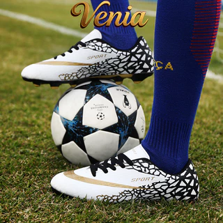 VENIA ผู้ใหญ่ / เด็ก ร้อยเล็บ รองเท้าฟุตซอล - สนามหญ้า / ห้อง หญ้าเล็บ Soccer Football Boots Size31-43