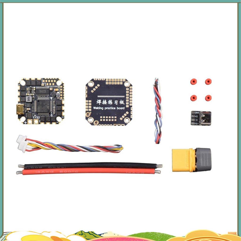 GHF722AIO-HD 40A AIO Baro OSD F722 Flight Controller BLHELIS 40A 4in1 ESC 2-6S สําหรับ FPV Freestyle
