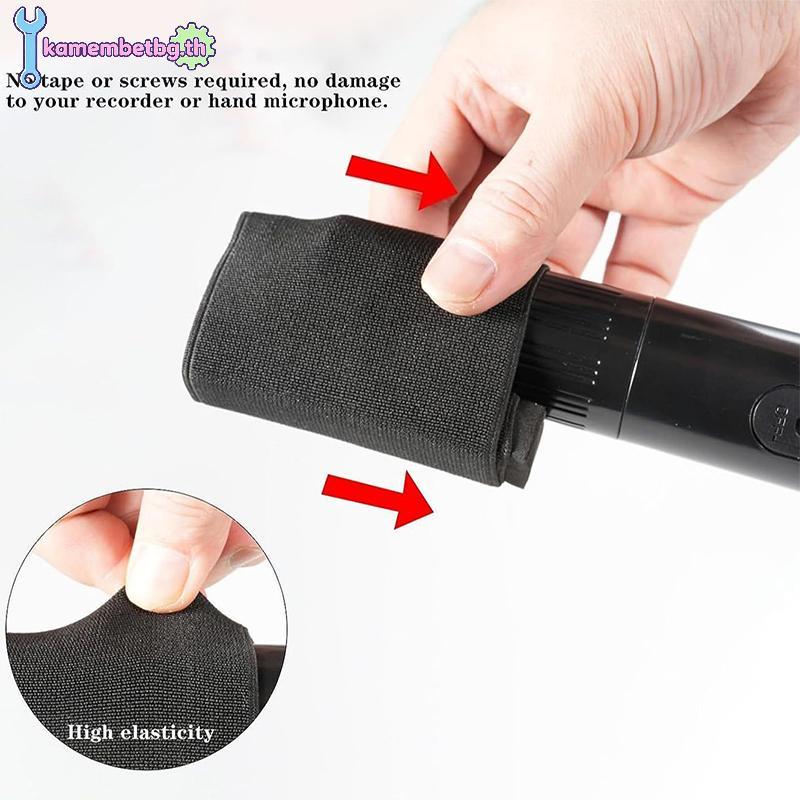 Kamembetbg Universal Hand ไมโครโฟนยืดหยุ่นสําหรับ TX650/660 Creative Elastic ทนทานเครื่องบันทึกไมโคร