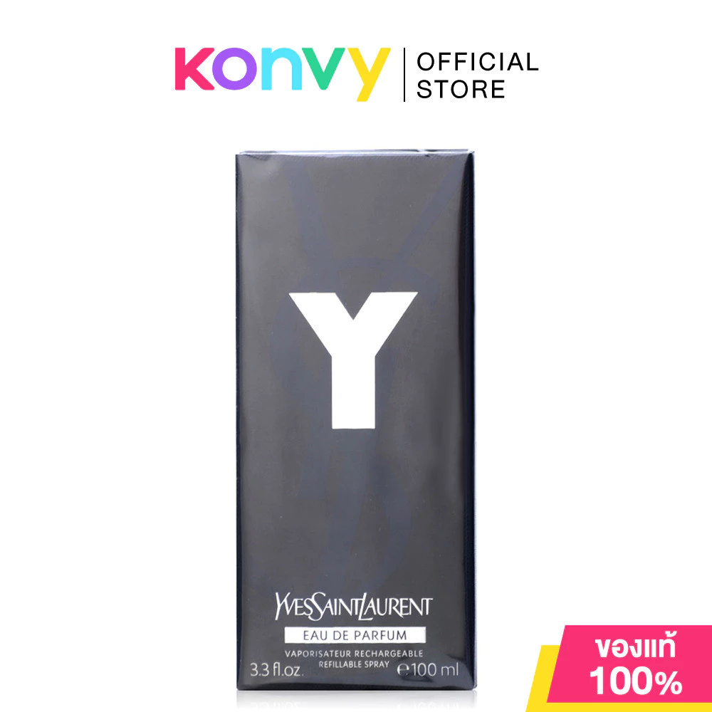 YSL Y EDP [60ml/ 100ml] น้ำหอม ผู้ชาย วายเอสแอล สัมผัสถึงความมีชีวิตชีวา เข้มข้นขึ้นและความหอมลึกลับกว่าเดิม