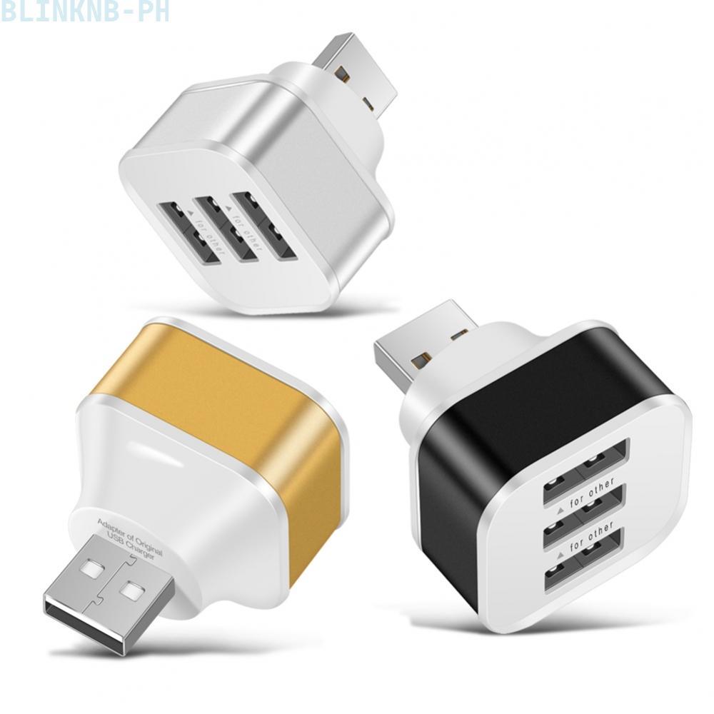 USB Extender 3USB Interface Gold Silver Black USB Interface Input 1 ชิ้น