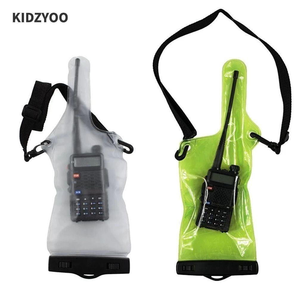 KIDZYOO Walkie Talkie ป้องกัน, กันน้ํา Bustproof Walkie Talkie กระเป๋า,แบบพกพา PVC น้ําหนักเบาปฏิบัติวิทยุสองทางสําหรับ Walkie Talkie