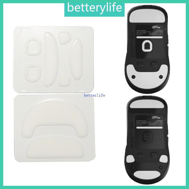 BTF 1Pack Esports Tiger Gaming ICE V2 รุ่นเมาส์สเก็ตเมาส์ฟุตสําหรับ ENDGAME GEAR OP1W เมาส์สีขาว Gli