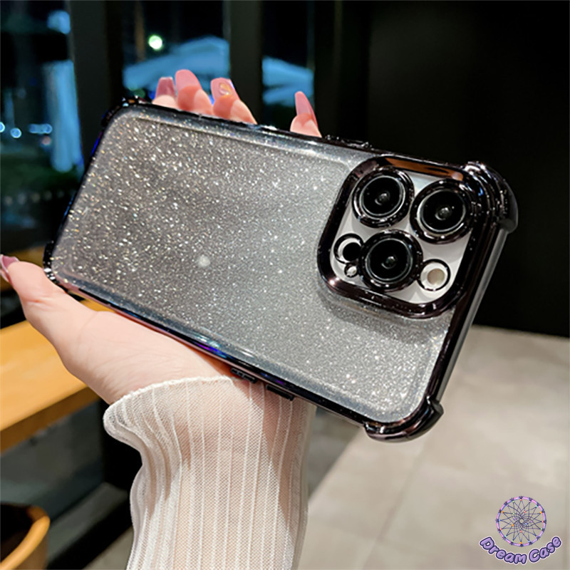 เคสไอโฟน 11 แฟชั่นสุดหรูสีทึบป้องกันการกระแทกนุ่มใสสำหรับ IPhone 17 air 16 11 14 15 13 12 Pro Max 14 8 7 16 15 Plus XR X ราคา ถูกที่สุด ดีลบีเคเค แกลเลอรีภาพที่ 3