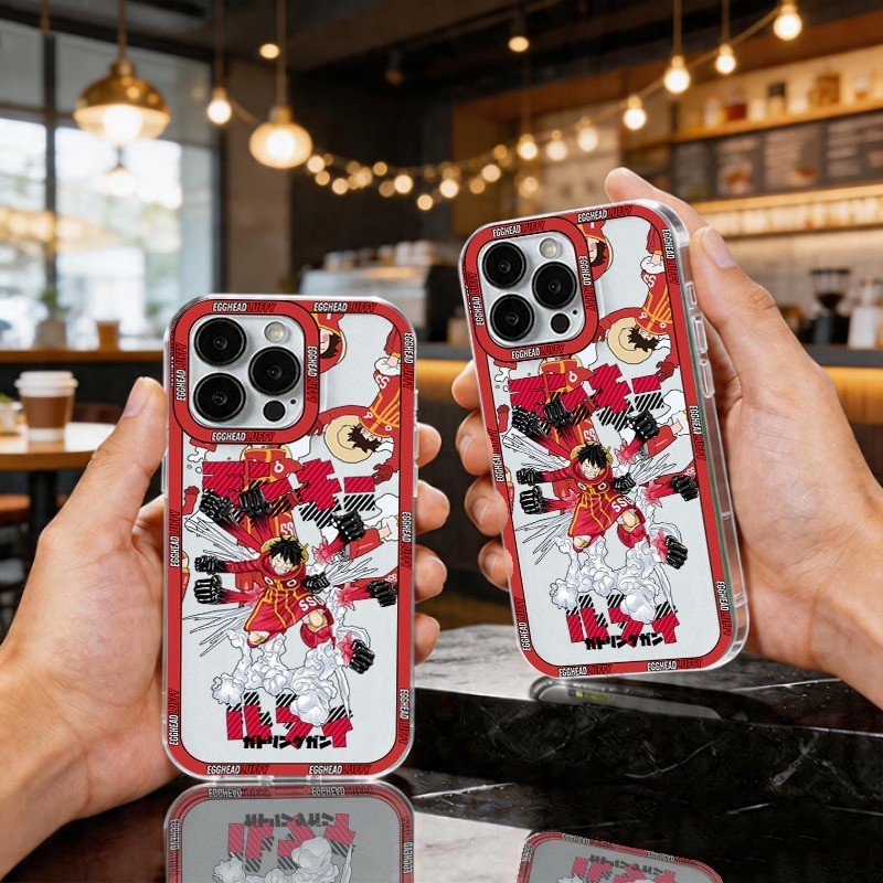 SOFTCASE CLEAR CASE BENING LUFFY EGGHEAD MOTIF PREMIUM PRO กล้องเข้ากันได้สําหรับ OPPO A6X A6 PRO 20