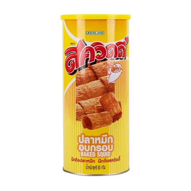 สควิดดี้ ปลาหมึกกรอบ (Squidy Crispy Squid 60g.)