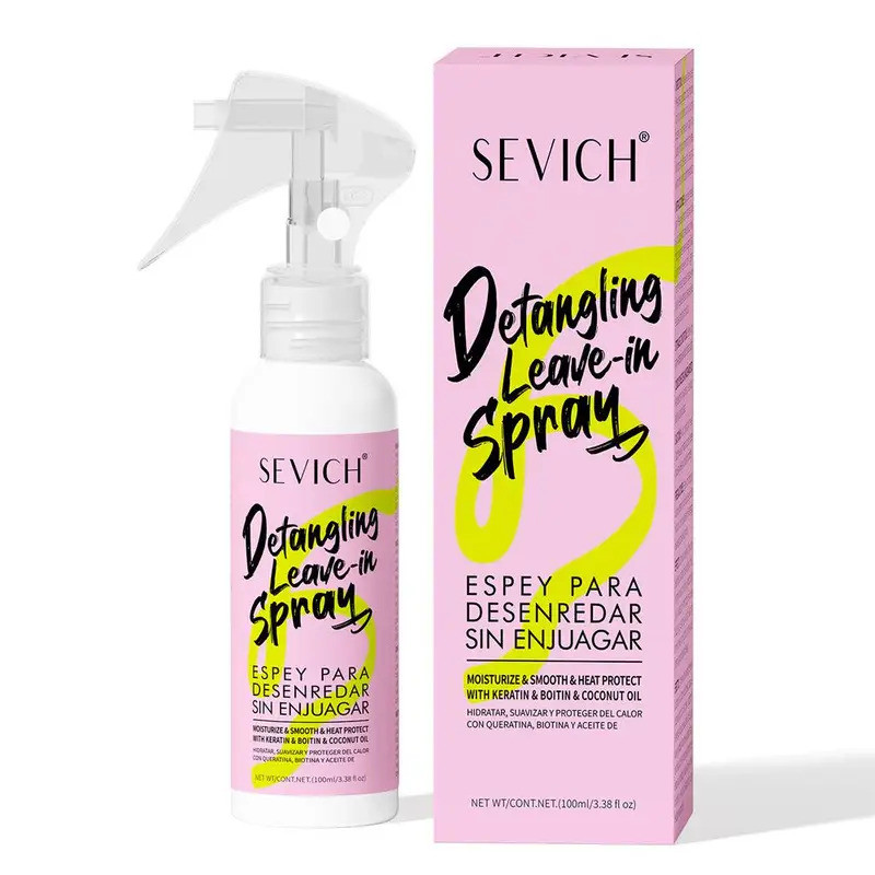 Sevich Hair Smoothing Spray เพื่อซ่อมแซมการรีดผ้าที่เสียหาย Hair Care Oil ทําให้ผม Silk Shine ป้องกั