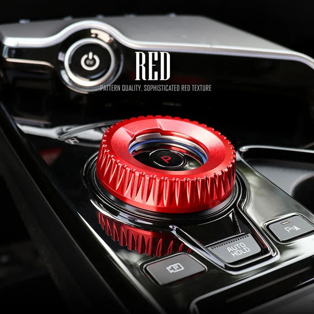 สําหรับ Kia Sportage NQ5 / Seltos 2022-2024 อลูมิเนียมเกียร์ Shift Knob แหวนฝาครอบ Trim