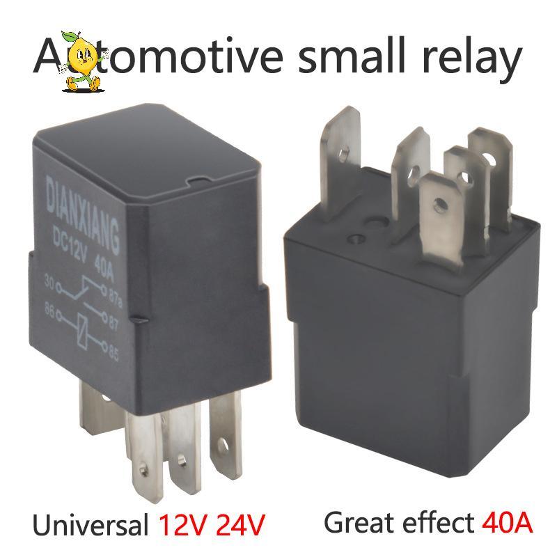 [mozh] รีเลย์รถยนต์ 40A 12V/24V 4 Pin 5 Pin Small Waterproof Relay Lighting Controller [TH]