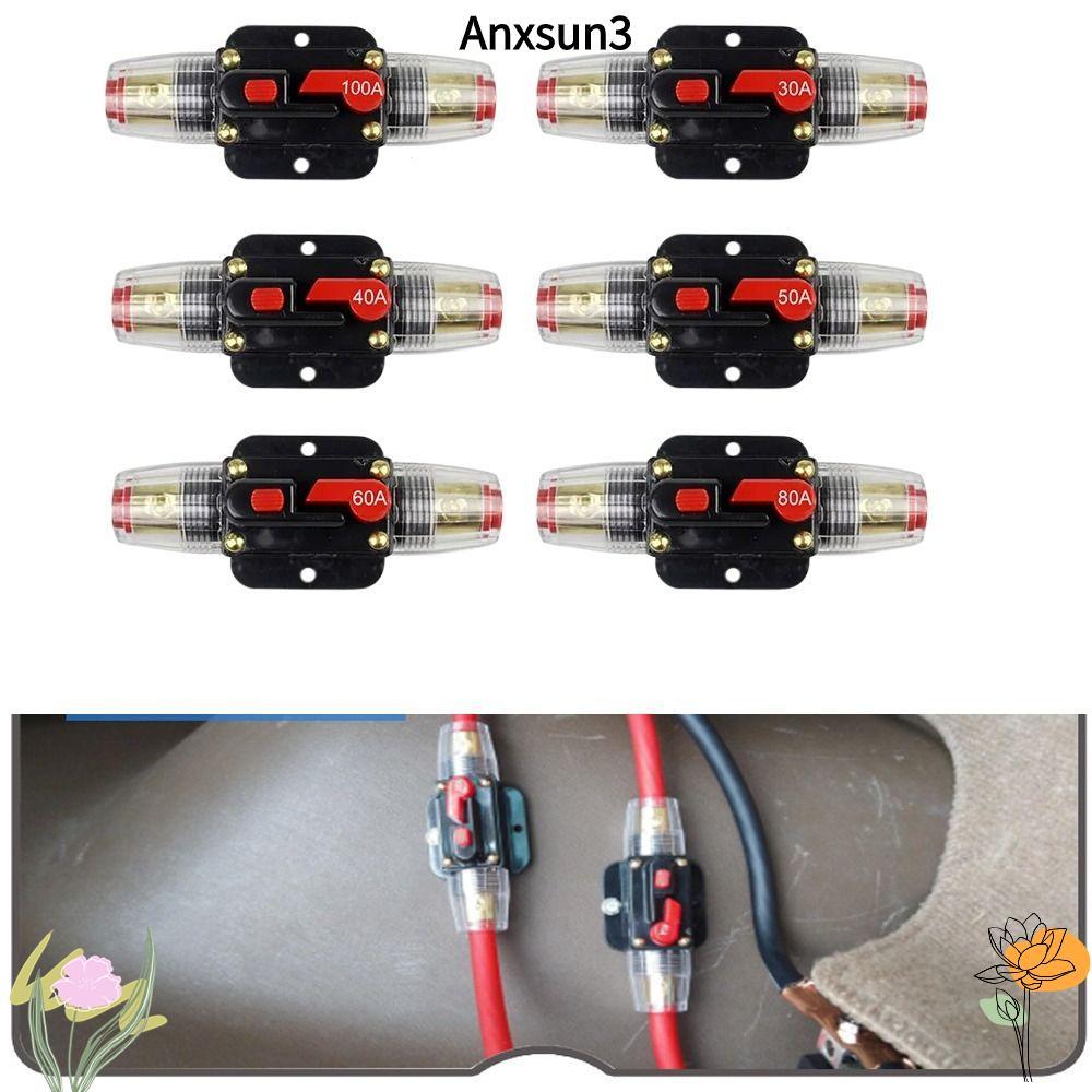 ANXSUN3 DC Resettable Circuit Breaker ประกันรีเซ็ตได้ 150A 125A 100A 80A Self Recovery Circuit Break