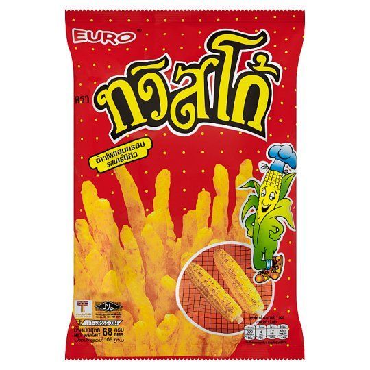 [สินค้าส่งด่วน] ทวิสโก้ ข้าวโพดย่างอบกรอบรสบาร์บีคิว68ก CORN SNACK BARBECUE TWKO 68G.