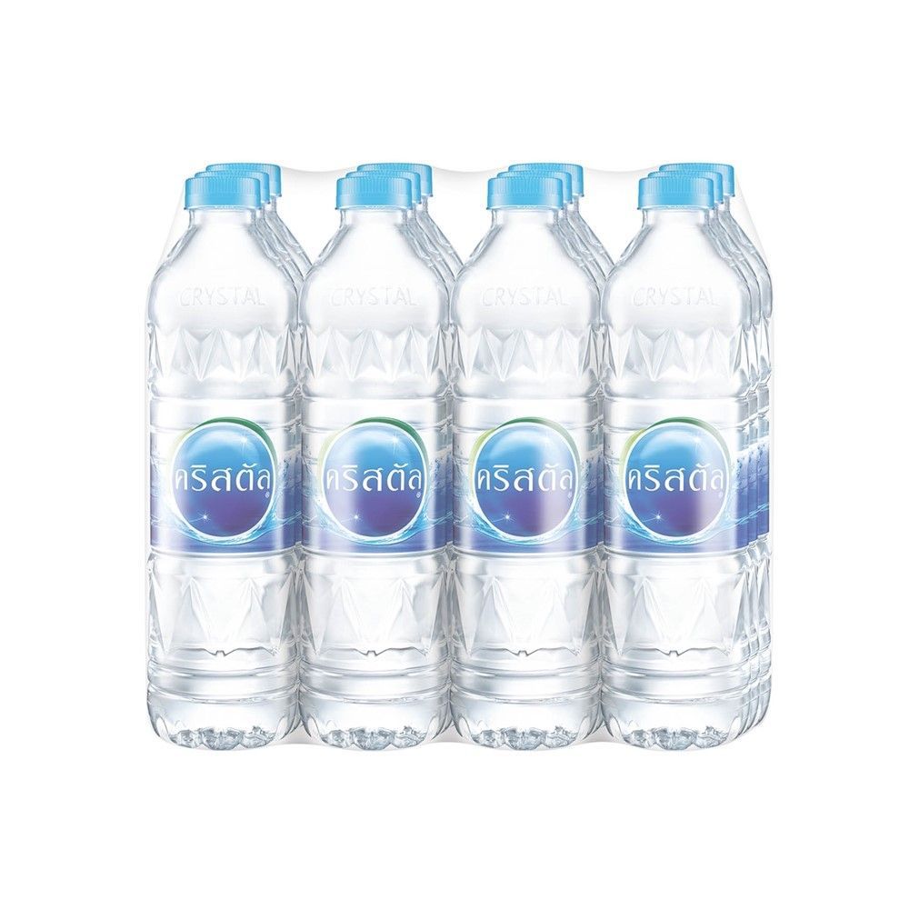 [สินค้าส่งด่วน] คริสตัล น้ำดื่ม 600 มล. แพ็ค 12 CRYSTAL WATER 600 ML. PACK 12