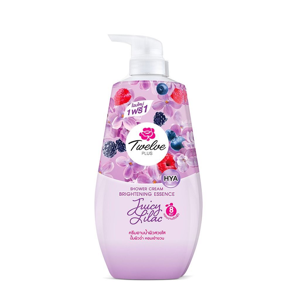 [สินค้าส่งด่วน] 12พลัสชาวเวอร์ จูซซี่ ไลแลค ครีมอาบน้ำ 400 มล. X2 12 PLUS SHOWER JUICY LILAC 400 ML.