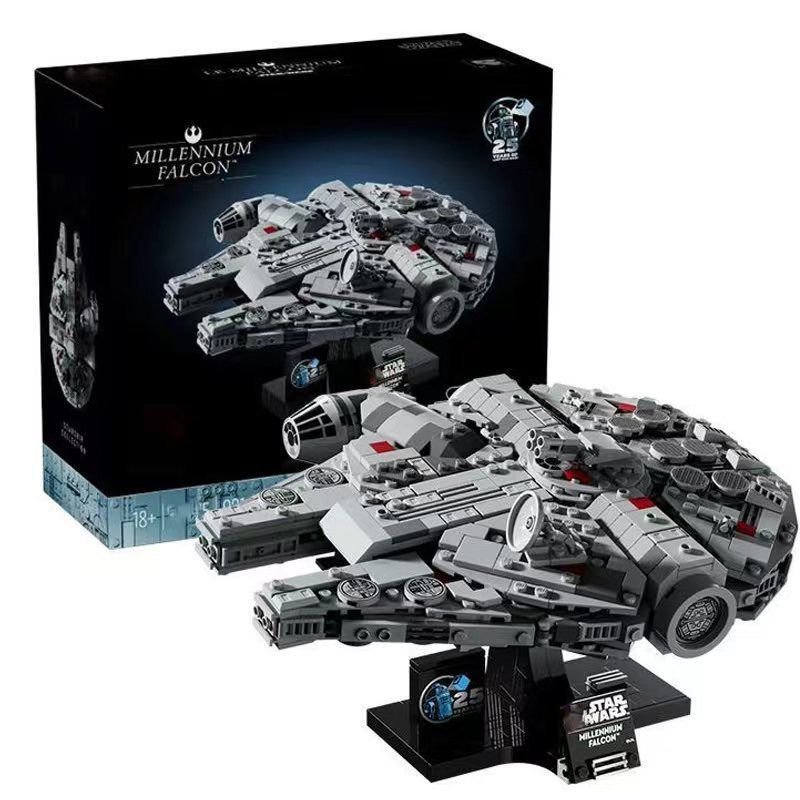 เข้ากันได้กับ 75375 Star Wars Little Houfalcon Starship Boy ประกอบของเล่นบล็อกตัวต่อ/4.29