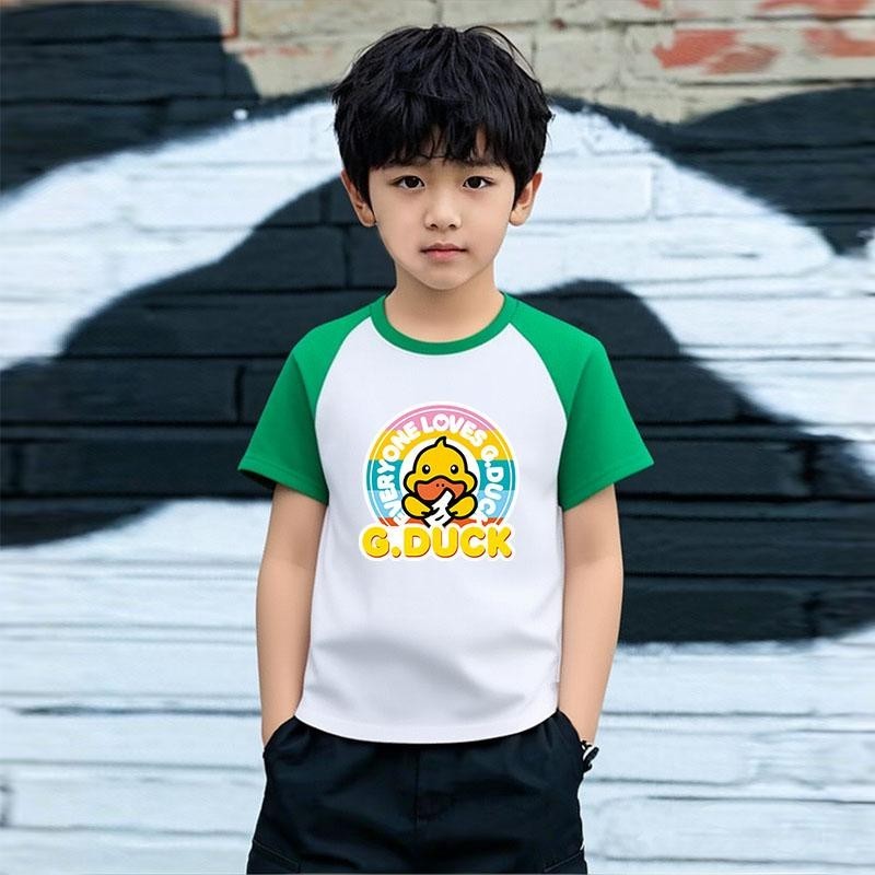 Children's T-shirt suitable for 2-14 year old duck series COD