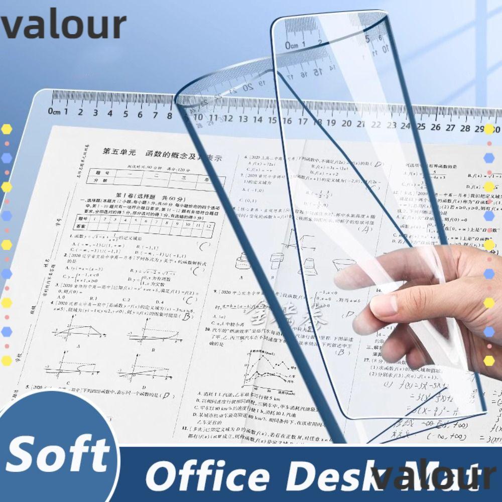 แผ่นรองเขียน VALOUR, A2/A3/A4/A5/16K แผ่นรองโต๊ะทํางานแบบใส, กระดานเขียน PP กันน้ํากันลื่นนักเรียน
