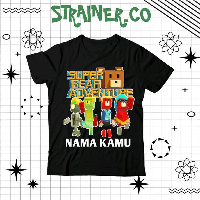 GAME SUPER BEAR ADVENTURE OUTFIT KING RAJA -  SUPER BEAR VIRAL UNISEX   FASHION PREMIUM -100-150cm