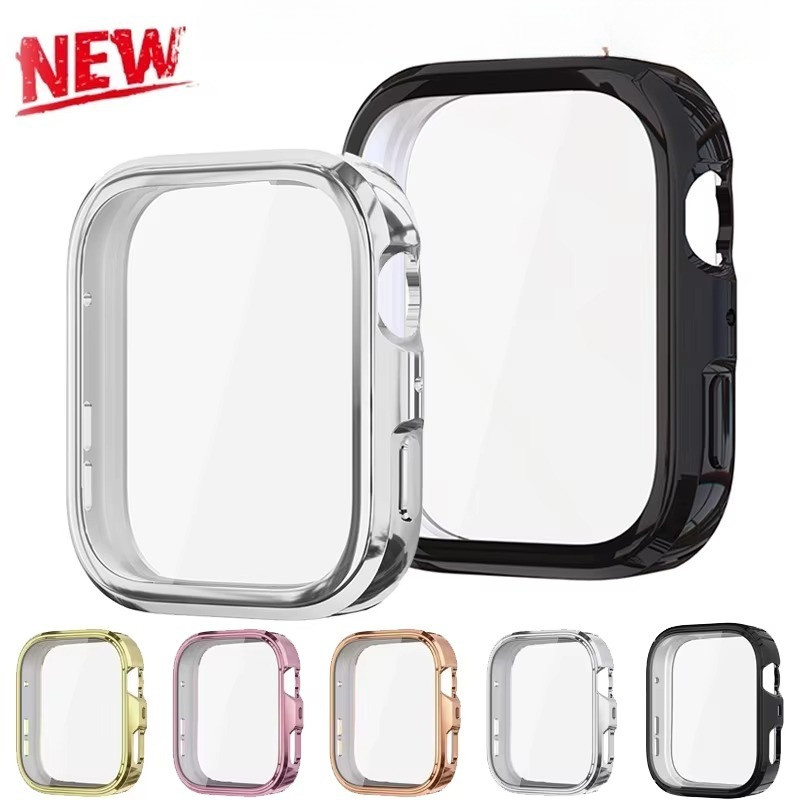 เคสป้องกันเต็มรูปแบบสําหรับ Huawei Watch Fit 5 Pro Soft Cover กรอบกันชนสําหรับ Huawei Watch Fit5 Fit5Pro Fit 5 5Pro Soft TPU Case + ฟิล์มกันรอยหน้าจอฟิล์ม