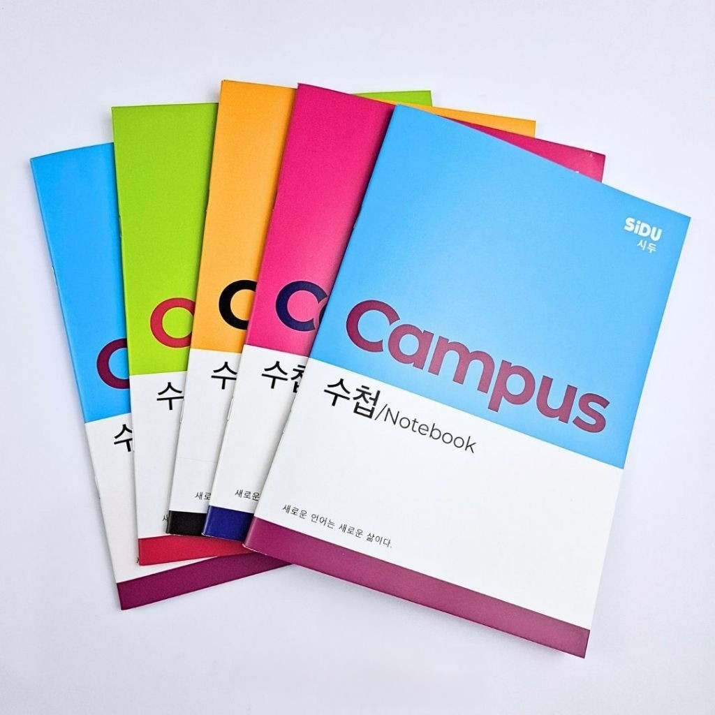 SIDU CAMPUSS NOTEBOOK 1 แพ็ค 5 เล่ม Size BOXY MAXI NOTEBOOK B5