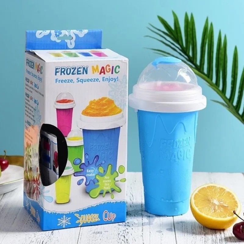 Creative Summer Portable Quenching Thirt Silicone Smoothie Cup Ice Cup ถ้วยหยิก202604011