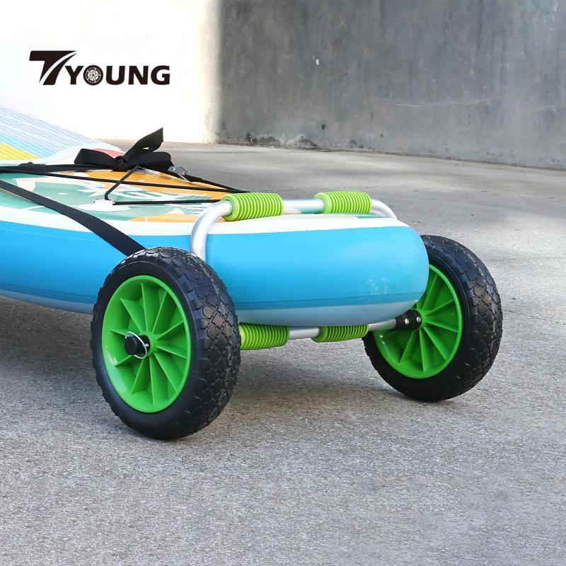 [มีจําหน่าย] Kayak Cart Premium Professional Canoe Cart สําหรับบอร์ดพายเรือคายัคกลางแจ้ง