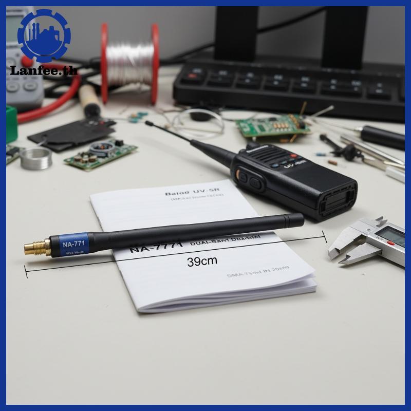 NFE ความไวสูง NA771 SMA หญิงเสาอากาศ Dual Band สําหรับ UV5R BF888S โครงสร้างยืดหยุ่นสําหรับกลางแจ้ง 